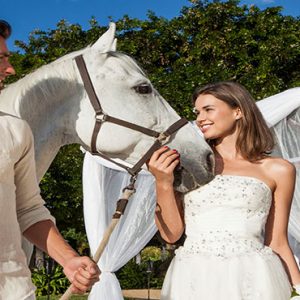 Beach Weddings Abroad Mauritius Weddings Bride And Groom On Horse1