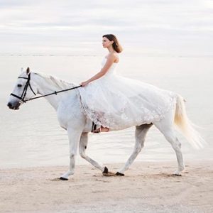 Beach Weddings Abroad Mauritius Weddings Bride On Horse