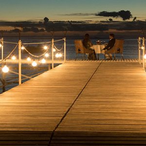 Beach Weddings Abroad Mauritius Weddings Dinner On Jetty