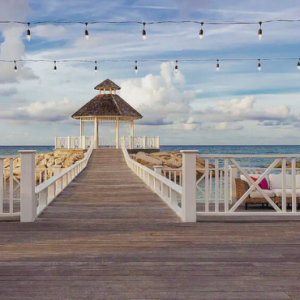 Beach Weddings Abroad Hyatt Zilara Rose Hall Wedding Ocean Gazebo Reception Setup