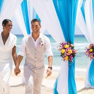 Beach Weddings Abroad Hyatt Zilara Rose Hall Wedding Couple Married