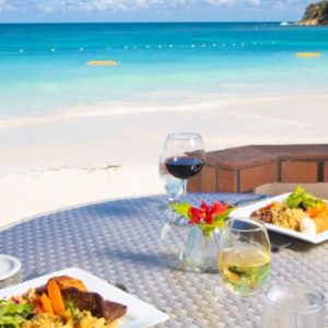 Beach Weddings Abroad Antigua Weddings Topaz Restaurant