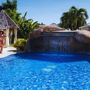 Beach Weddings Abroad The Verandah Antigua Weddings Waterfall Pool