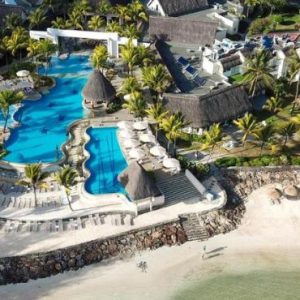 Beach Weddings Abroad Ambre Resort & Spa Mauritius Wedding Aerial View