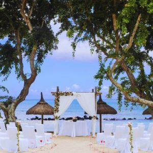 Beach Weddings Abroad Westin Turtle Bay Resort & Spa Wedding Beach Wedding Setup