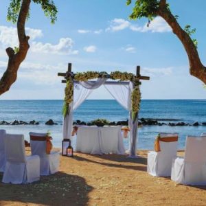 Beach Weddings Abroad Westin Turtle Bay Resort & Spa Wedding Beach Wedding Setup3