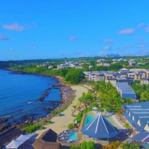 Beach Weddings Abroad Anelia Resort & Spa Mauritius Wedding Aerial View 5