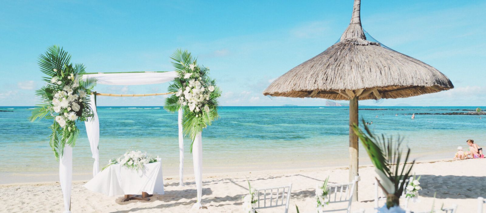 Beach Wedding Abroad Canonnier Beachcomber Golf Resort & Spa Wedding Header1