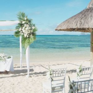 Beach Wedding Abroad Canonnier Beachcomber Golf Resort & Spa Wedding Beach Wedding