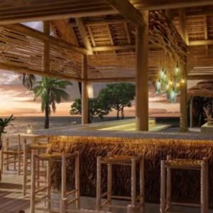 Beach Wedding Abroad Preskil Island Resort Mauritius Wedding 1810 Beach Bar