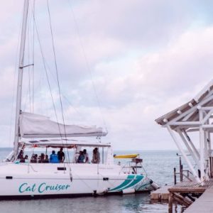 Beach Wedding Abroad Preskil Island Resort Mauritius Wedding Boat Yacht