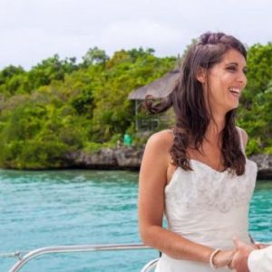 Beach Wedding Abroad Preskil Island Resort Mauritius Wedding Wedding Couple1