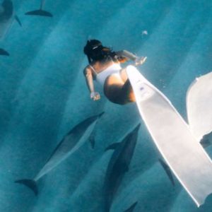 Beach Wedding Abroad Radisson Blu Azuri Resort & Spa, Mauritius Wedding Dolphin Swimming