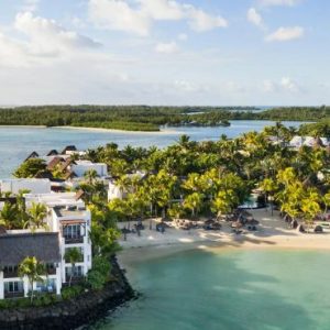 Beach Wedding Abroad Shangri La Le Touessrok Mauritius Wedding Aerial View