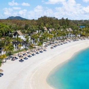 Beach Wedding Abroad Shangri La Le Touessrok Mauritius Wedding Aerial View2