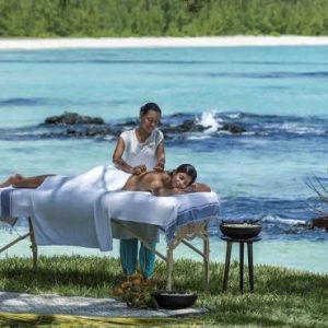 Beach Wedding Abroad Shangri La Le Touessrok Mauritius Wedding Outdoor Spa Massage