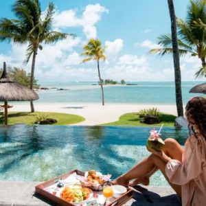 Beach Wedding Abroad Shangri La Le Touessrok Mauritius Wedding Villa Pool View