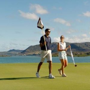 Beach Wedding Abroad Sugar Beach Mauritius Wedding Couple At The Golf