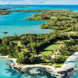 Beach Wedding Abroad Sugar Beach Mauritius Wedding Ile Aux Cerfs Aerial View