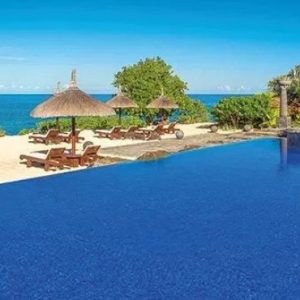 Beach Wedding Abroad The Oberoi Beach Resort, Mauritius Wedding Pool View